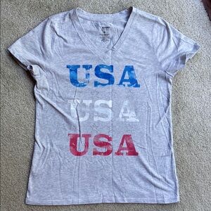 Women's USA patriotic T-shirt
